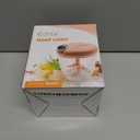 Manual Vegetable Chopper & Food Processor  Compact Hand-Powered Blender for Onions, Garlic, Fruits & More, Detachable Kitchen Gadget for Quick & Easy Prep - (Blue) (500ml)