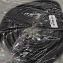 16.5 FT Garage Door Bottom Seal Rubber 0.19" P Bulb Bottom Garage Weather Stripping for Single Channel, Flexible Weatherproof Replacement Strip Seal Fits 16.5FT Wide, Black