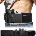 Upgraded Belly Band Holster for Concealed Carry, Deep Concealment Gun Holster for Women/Men XL
