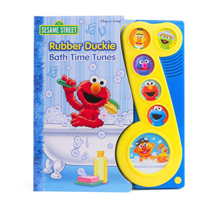 Sesame Street - Rubber Duckie Bath Time Tunes Sound Book - PI Kids (Play-A-Song)