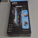 Braun Electric Series 3 Razor with Precision Trimmer, Rechargeable, Wet & Dry Foil Shaver for Men, Blue/Black, 4 Piece