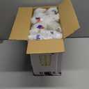 JOLLY CHEF 200 Pack 10 oz Gold Glitter Plastic Party Cups, Disposable Plastic Tumblers, Gold Drinking Glasses with Glitter Suitable for Wedding, Thanksgiving Day, Christmas Halloween