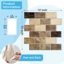 Art3d Peel and Stick Backsplash Tiles 12"x12" Yellow Jasper Thicker Design, Self-Adhesive Wall Tile for Kitchen & Bathroom