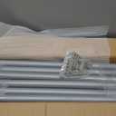 18 Pack Chain Link Fence Extension, 25.2'' Fence Extension Height, Galvanized Post Extender for Dogs and Privacy (1-3/8'') Silver