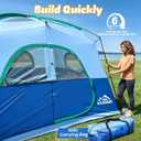 WildFinder Camping Tent 6 Person, Family Tent with Rainfly