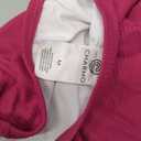 Charmo Women's High Waisted Bikini Sets Sporty Two Piece Swimsuit Ribbed Tummy Control Bathing Suit with Pockets (Medium, Violet Red)