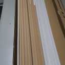 Art3d Premade Board and Batten Paintable Wainscoting Kit, MDF Accent Wall Panel for Kitchen Bedroom Living Room Home Decor Covers 189 x 54 in. Molding Trim Slat with Edge Strip (Log Color)