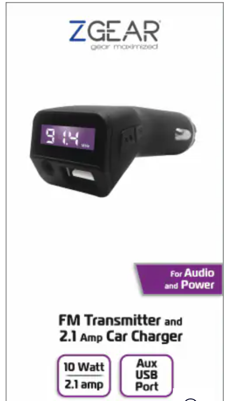 FM Transmitter W/USB
