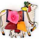 Return Gifts for Pooja - Haldi Kumkum Packets with Cow Figurine - Qty 30 - Pasupu Kumkum Return Gifts - Housewarming Return Gifts Indian - Diwali Dussehra Ganesh Gift- Hindu Gifts for Women