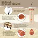 Friendship Gifts for Women. Wind Chimes for Bestie. Best Friends Birthday Gifts for Women. Outdoor WindChimes for Friendship with Catcher-Printed with Birthday Cake