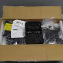 WALI Dual Monitor Wall Mount for 17 to 32 inch Screens, Monitor Wall Mounts for 2 Monitors, Holds up to 22 lbs, Fully Adjustable Gas Spring Monitor Arm,75x75/100x100 VESA Wall Mount (GSWM002), Black