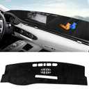 Autorder Dashboard Cover Mat for 2022-2025 Genesis GV70 Accessories Dash Cover Upgrade Velvet Dash Mat Sunshade Glare UV Rays Protector