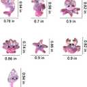 3 x 21PCS Mini Resin Ocean Animals Miniature Sea Animals Figurines Party Favors Bag Filler Tiny Marine Ornaments Charms for Vase Filler Aquarium Garden Fish Tank Micro Landscape Dollhouse