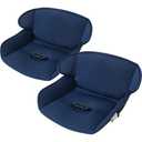 Ihaapsi Baby Piddle Pad- Fully Waterproof Toddler Liner & Seat Protector Compatible with Car Seat Stroller with 3D Breathable Material-360 Degree Protection (Blue 2PCS)