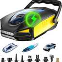 50PSI Paddle Board Pump Electric Portable, 10000mAh Sup Pump with Auto-Off,9 Modes Paddleboard Pump for Stand Up Paddle Board/Car/Kayak/Motorcycle/Bicycle (Rechargeable)