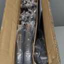 XCSOURCE Bike Parking Stand, Bike Rack Bicycle Floor Parking Stand for 5 Bikes, Adjustable Dual Purposes Bike Storage Holder for Garage, 2 Extra Floor Anchor Brackets Available, Indoor & Outdoor