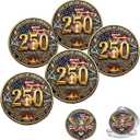 5Pcs God Bless 250th of American Greatness Coin, 250th Anniversary Commemorative Coin, Us 250th Anniversary 17762026 Patriotic Coin, Patriotic Keepsake or Patriotism