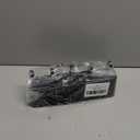 mDesign Mail, Letter Holder, Key Rack Organizer for Entryway, Kitchen - Wall Mount, Black