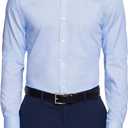 Tommy Hilfiger Men's Slim Fit Non Iron Stripe Dress Shirt - (16" Neck 32"-33" Sleeve)