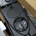 Elite Gourmet EDF2100 Electric Immersion Deep Fryer Removable Basket Adjustable Temperature, Lid with Viewing Window and Odor Free Filter, 2 Quart / 8.2 cup