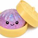 Purple Dumpling Squishies New Mystery Glitter Squishies Dumpling with Box Stress Relief Balls Sensory Toys Desk Squeeze Toys Gift