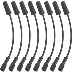 Spark Plug Wire Set for Chevy Silverado Suburban Tahoefor Cadillac GMC Hummer H2 LS2 LS3 LS4 LS7 Engines 4.8L 5.3L 6.0L Replace 9748HH 88862385