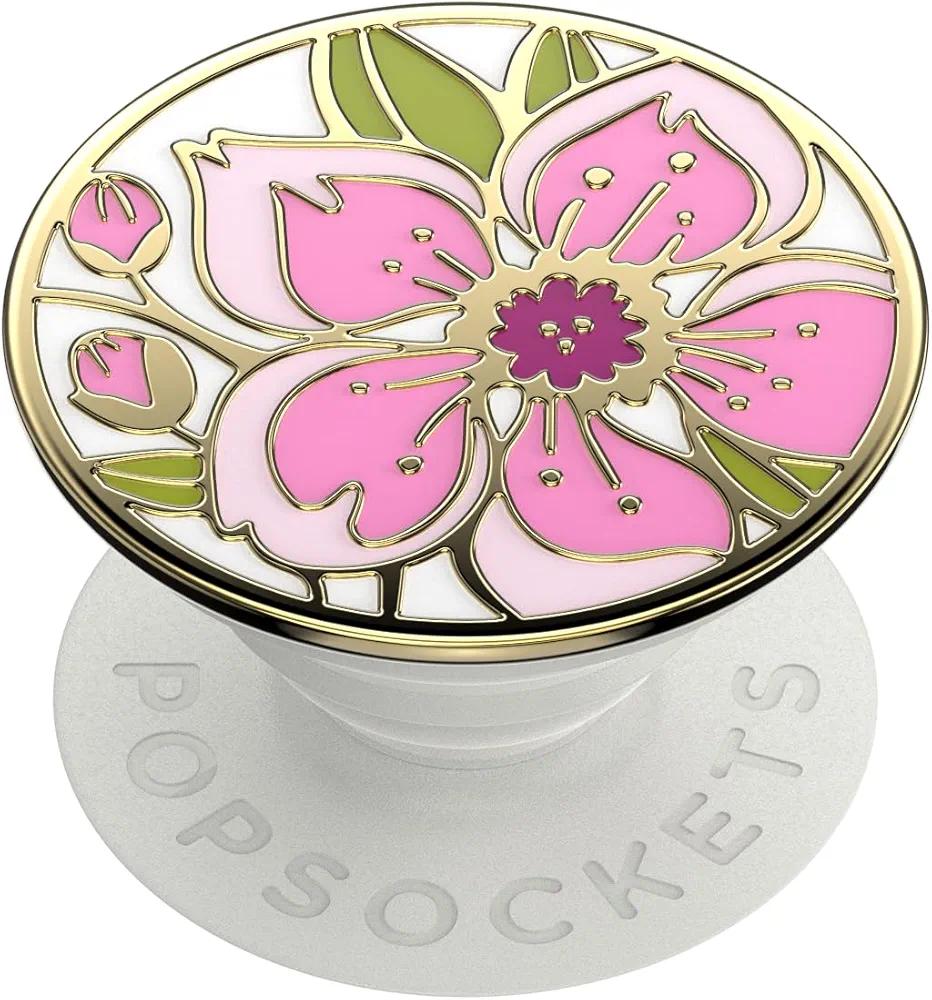 POPSOCKETS Pop Grip Holder for Phone & Tablet (Genuine) - Enamel Cherry Blossom