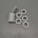 2212 White Pricing Labels for Garvey (22-6, 22-7, 22-8) and Contact (6.22, 7.22, 8.22) One-Line Price Gun/Labelers, Free Ink Roller  9 Rolls, 11,000 Labels with Security Slits