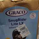 Graco SnugRide Lite LX Infant Car Seat, Lightweight Rear-Facing Seat for Babies 430 lb, 4-Position Adjustable Base, LATCH Installation & ProtectPlus Engineered, Studio, Manufacturing date: 2025