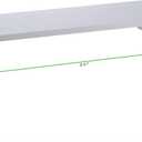 Mind Reader Woodland Collection, Monitor Stand, 33 lb. Capacity, Desktop Organizer, White