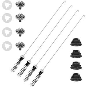 Upgraded WTW7000DW0 WTW7000DW3 WTW7000DW4 WTW7500GW0 WTW7500GW2 Washer Suspension Rods, Fit for Kenmore Whirlpool Maytag Washer MVWB765FC3 MVWB765FW3 MVWB765FW4 MVWB766FW1 11026132413