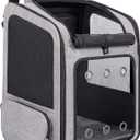 Extra Large Pet Carrier Backpack Cats Under 30 Lbs, for Dogs Puppies Rabbits Other Animals Under 25 Lbs, Ventilated Design, Great for Travel/Hiking/Outdoor Use