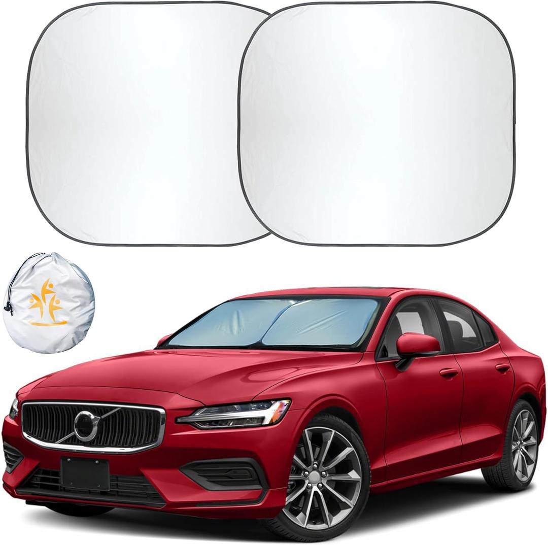 EcoNour Car Windshield Sun Shade Foldable | Front Windshield Shade for Sun, Heat and UV Rays | Sunshade for Car Front Window and Interior Sun Protection | Medium (28 x 31 inches) EcoNour Car Windshield Sun Shade Foldable | Front Windshield Shade for Sun, Heat and UV Rays | Sunshade for Car Front Window and Interior Sun Protection | Medium (28 x 31 inches)