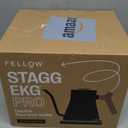 Fellow Stagg EKG Pro Studio Edition Electric Gooseneck Kettle - Pour-Over Coffee, Tea, Quick Heating, Precise Temperature Control, Scheduling, Built-in Brew Timer-Matte Black with Walnut Handle, 0.9 L