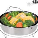 Secura Stainless Steel 6-quart Electric Pressure Cooker Steam Rack Steamer Basket Insert Set