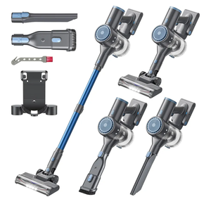 BlueEpic Cordless Vacuum Cleaner for Home, 40KPA/300W Stick Vacuums with Charging Wall Dock, Anti-Tangle, 6 in 1 Lightweight Handheld Vacuum for Pet Hair, Hard Floor, Carpet