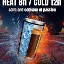 Football Fan 20 Oz Insulated Travel Coffee Cup Mug Tumbler with Lid Dallas Themed Merch Shop Men Women Sport Stuff Gear Apparel Cowboys Team Decor Accessories Husband Boyfriend Dad Cool Birthday Gifts