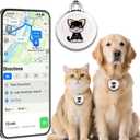 2025 Smart GPS Tracker for Dogs, Mini Cat GPS Tracker, Positioning Smart Alarm Pet Tracker, Waterproof and Drop-Proof, Extra Long Battery Life of 365 Day, No Subscription-5