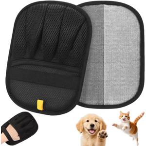 Pet Hair Removal Glove for Cats and Dogs - Electrostatic Pet Hair Remover Glove | Reusable Brush Pet Hair Remover for Couch, Carpet, Car Seat & Laundry