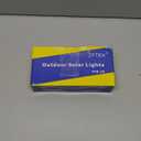 Solar Fence Lights Outdoor, Waterproof Deck Pathway Yard Lamp, Stainless Steel,6 Pack,Black Metal case, White Light