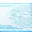 Silicone Pastry Mat 36x24 Inch Nonstick Baking Mat Perfect for Dough Mat, Pastry Board, Kitchen Counter Mat - For Dough, Pastry, Pie Crust, Fondant, Cookies, Bread, Pasta/Pizza, Blue