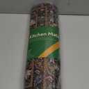 KIMODE Comfort Kitchen Mats for Floor Cushioned Anti Fatigue,Boho Floral Vintage Sink Rug Non Slip for Laundry,Memory Foam Padded Standing Desk Mat for Office,Navy Blue Green, 17''X29.5"