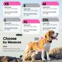 IDOMIK XXL Dog Life Jacket High Flotation, Ripstop Reflective Dog Life Vest for Swimming Boating, Safety Lifesaver with Rescue Handle & Buoyancy, Adjustable Swimming Vest for Large Dogs,Rose,2XL