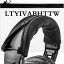 Replacement Headband Cover Compatible ATH M50X M50 M40X M40 M30X M20X Headphones (Black)
