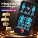 High-Definition Portable Voice Changer Sound Card with Real-Time Transformation, Ideal for Streaming, Gaming, and Entertainment Scenarios (M10-for PC) (M10-for iPhone)