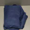 Chyhomenyc Bennet Blue Curtains 96 Inches Long 2 Panels, Faux Linen Textured Semi Sheer Airy Light Filtering Soft Privacy Farmhouse Curtain Drapes for Living Room Bedroom, Each 40" Wx96 L