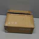 CAROTE Non Stick Frying Pan Skillet,10" Nonstick Fry Pan with Glass Lid, Egg Pan Omelet Pans, Granite Cookware PFOA Free White Granite, 10-Inch