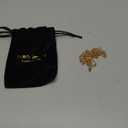 PEARLADA 18K Gold Eyeglass Chain Sunglasses Strap Holder Reading Glasses Retainer Gold Beaded Chain String Cord Lanyard