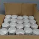 200 Pcs 5 oz Cold stone Creamery Bowls Disposable, Paper Tasting Cups Food Sample Cups for Tasting  (5 Oz, Red)