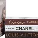 Luxe Large | 4 PCS Faux Decorative Book Boxes | Not Real Books, Cardboard Foldable Display Props | Home Decor for Coffee Table, Bookshelf, Living Room, Office